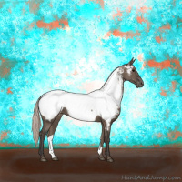 Horse Color:Silver Grullo Near Fewspot 