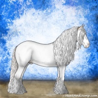 Horse Color:Silver Amber Champagne Pearl Onyx Splash Tobiano
