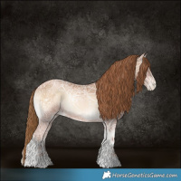 Horse Color:Red Onyx Ice Pearl 