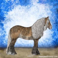 Horse Color:Silver Sable Cream Champagne Ice Sabino 