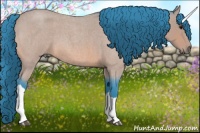 Horse Color:Watercolor Bay Roan 