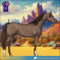 Horse Color:Liver Red Dun 