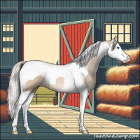 Horse Color:Silver Bay Dun Splash Tobiano