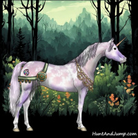 Horse Color:Watercolor White Spotted Silver Grullo Roan Onyx 