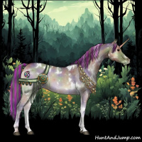 Horse Color:Painted Nacre White Spotted Grullo Onyx 