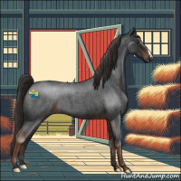 Horse Color:Liver Red Roan 