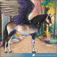 Horse Color:Bay Onyx Brindle 