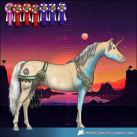 Horse Color:Silver Classic Cream Champagne Dun