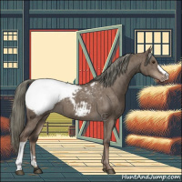 Horse Color:Liver Red Dun Mushroom Appaloosa Brindle 