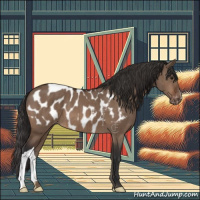 Horse Color:Brown Dun Appaloosa Brindle 