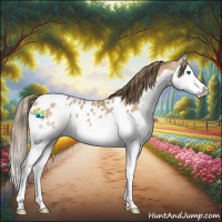 Horse Color:Bay Splash Appaloosa 