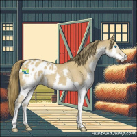 Horse Color:Buckskin Splash Appaloosa 
