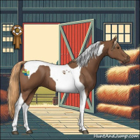 Horse Color:Chestnut Tobiano 