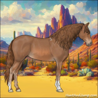Horse Color:Red Roan 