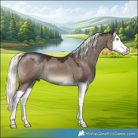 Horse Color:Liver Red Dun Mushroom Splash 