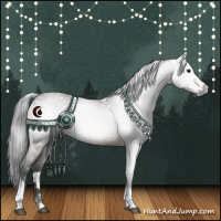 Horse Color:Gray Brown Tobiano