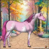 Horse Color:Watercolor White Spotted Red Dun 