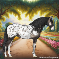 Horse Color:Blue Onyx Blanket Rabicano 