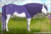 Horse Color:Watercolor Smoky Black Splash 