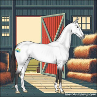 Horse Color:Platinum Buckskin Roan 