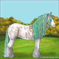 Horse Color:Painted White Spotted Chestnut Ice Sabino Splash Varnish 