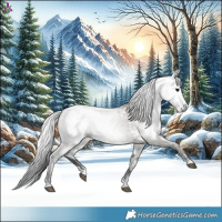 Horse Color:Gray Grullo Ice 