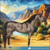 Horse Color:Liver Red Dun Brindle 