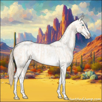 Horse Color:Perlino Sabino  and Perlino Sabino 