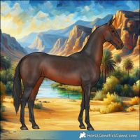 Horse Color:Brown 