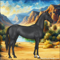 Horse Color:Black 