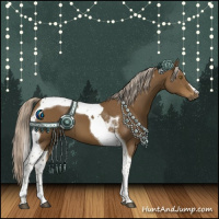 Horse Color:Chocolate Palomino Tobiano 