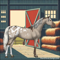 Horse Color:Liver Red Dun Mushroom Appaloosa 