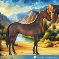 Horse Color:Brown 