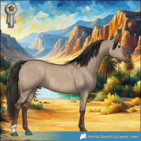 Horse Color:Liver Red Dun 