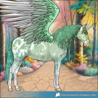 Horse Color:Watercolor Bay Dun Sabino Appaloosa Brindle 