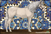 Horse Color:Cremello Tobiano 
