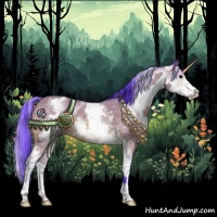 Horse Color:Watercolor White Spotted Bay Tobiano Rabicano 