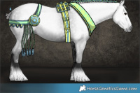 Horse Color:Gray Black 