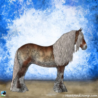 Horse Color:Silver Brown Ice Onyx Sabino