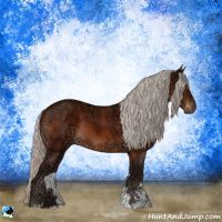 Horse Color:Silver Brown Ice Sabino 