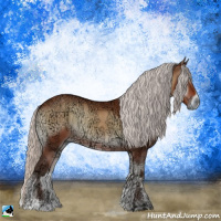 Horse Color:Silver Bay Ice Onyx Sabino 