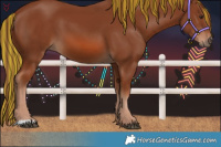 Horse Color:Painted Chestnut 
