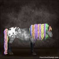 Horse Color:Painted Silver Brown Chinchilla Ice Blanket