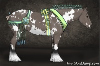 Horse Color:White Spotted Silver Black 