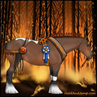 Horse Color:Bay Tobiano