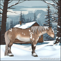 Horse Color:White Spotted Silver Brown Dun 