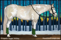 Horse Color:White Spotted Chocolate Palomino Pearl Mushroom