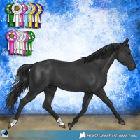 Horse Color:Black Mushroom 