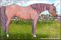 Horse Color:Watercolor Bay Roan 