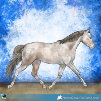 Horse Color:Liver Red Dun Ice Pearl Mushroom